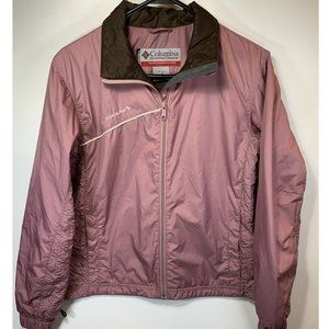 Columbia Convert Snow Board Jacket Coat Dusty Rose / Blush Pink Womens Medium